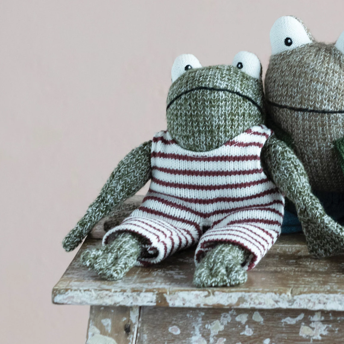 Cotton Frog in Striped Suit - Mellow Monkey