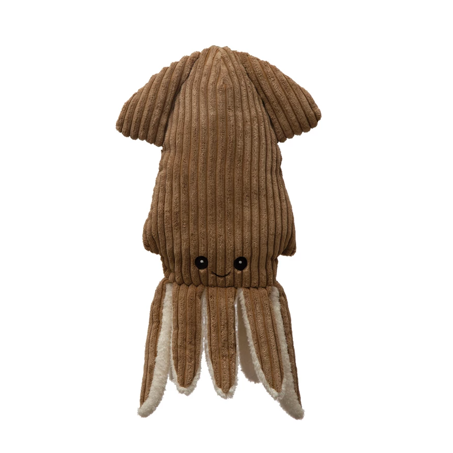 Corduroy Plush Squid - Mellow Monkey