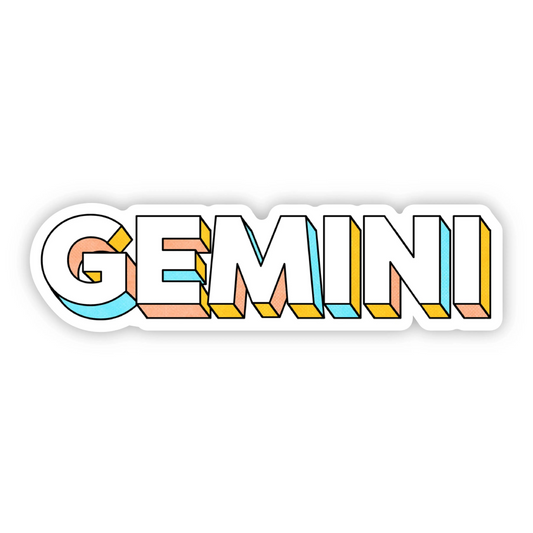 Gemini - Vinyl Decal Sticker - Mellow Monkey