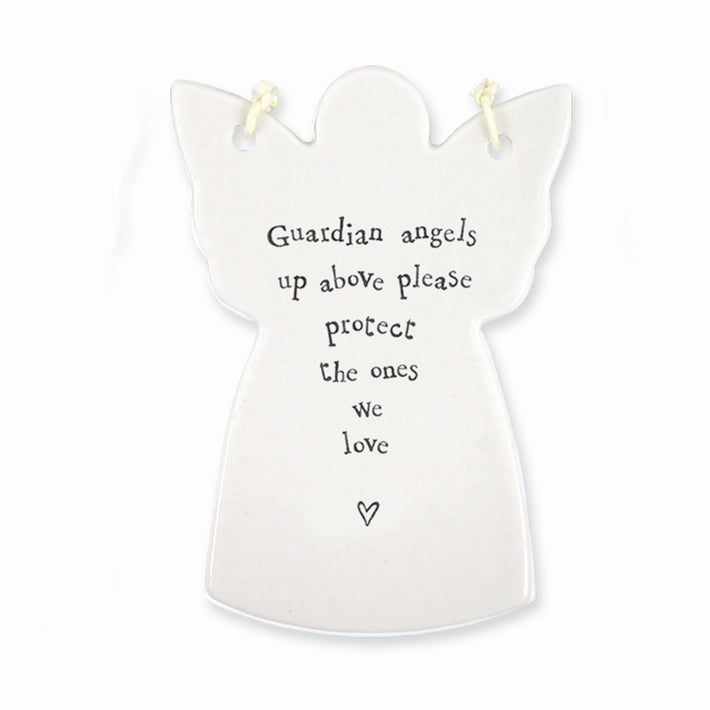 Guardian Angel Ceramic Ornament - Mellow Monkey