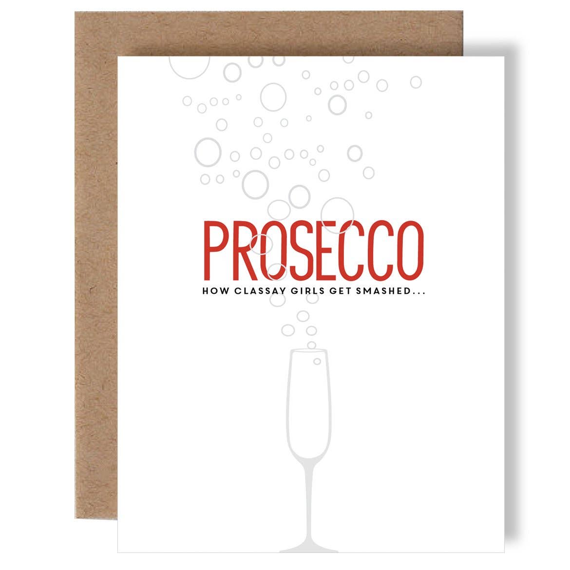Prosecco Card - Mellow Monkey