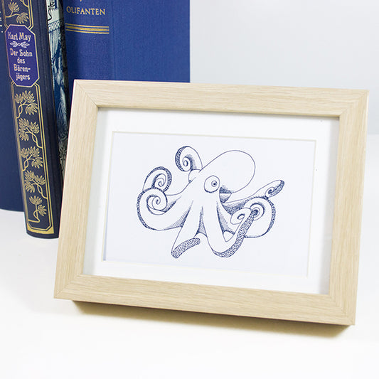 Octopus Squid (Tintenfisch) - Postcard - Mellow Monkey
