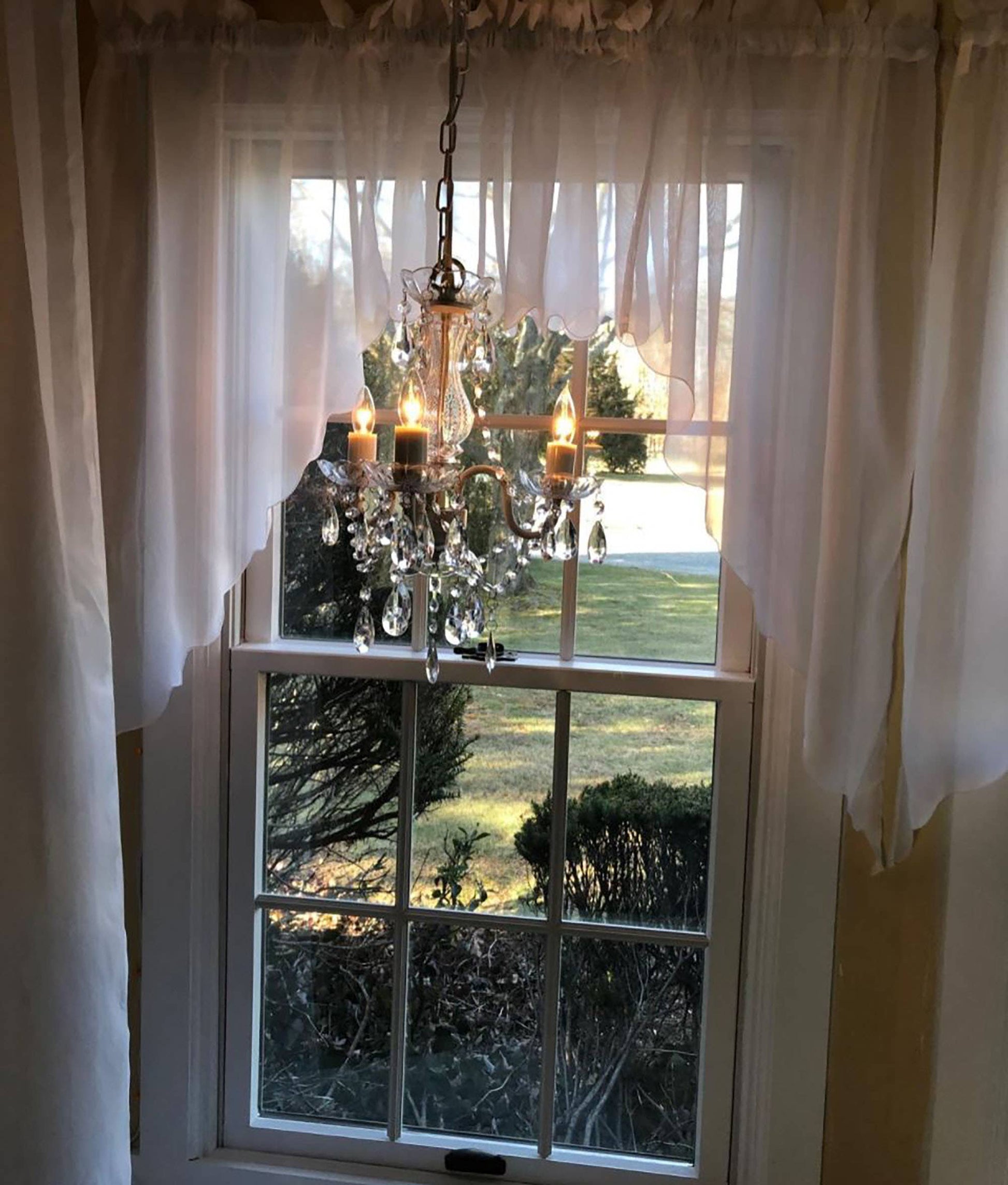 Chandelier - 3 Light - Plug In - Crystal Clear - Mellow Monkey