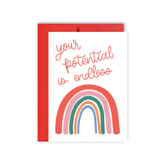 Your Potential Is Endless Motivational Card - Mellow Monkey