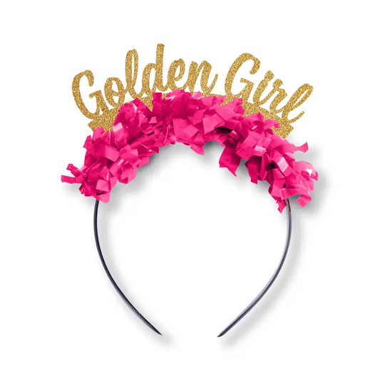 Golden Girl - Gold And Pink Crown - Mellow Monkey