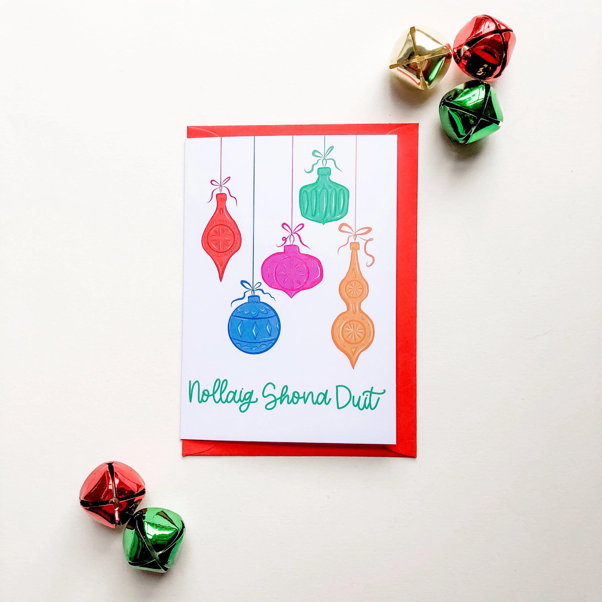 Nollaig Shona Duit Irish Christmas Card - Mellow Monkey
