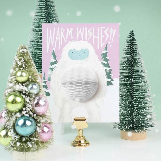 Christmas Yeti Greeting Card