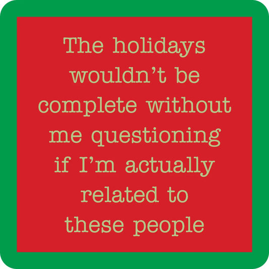 Related to These People - Coaster - 4-in - Mellow Monkey