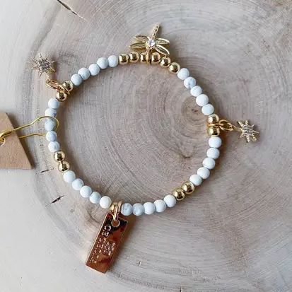 Dragonfly Nautical Gem Bracelet - Mellow Monkey