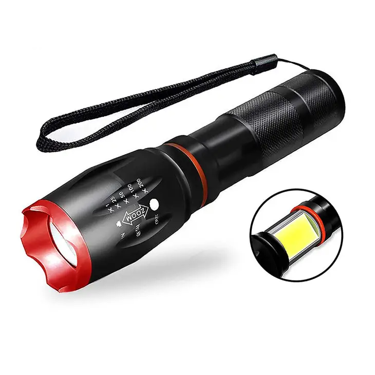 Tactical LED Flashlight & Work Light - 800 Lumens Battery Operated DK-20 - Mellow Monkey