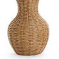 Brown Ceramic Wicker Vase - 5 Styles - Mellow Monkey