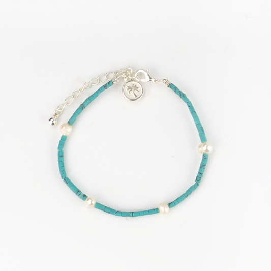 Meribella Pearl Handmade Bracelet - Mellow Monkey