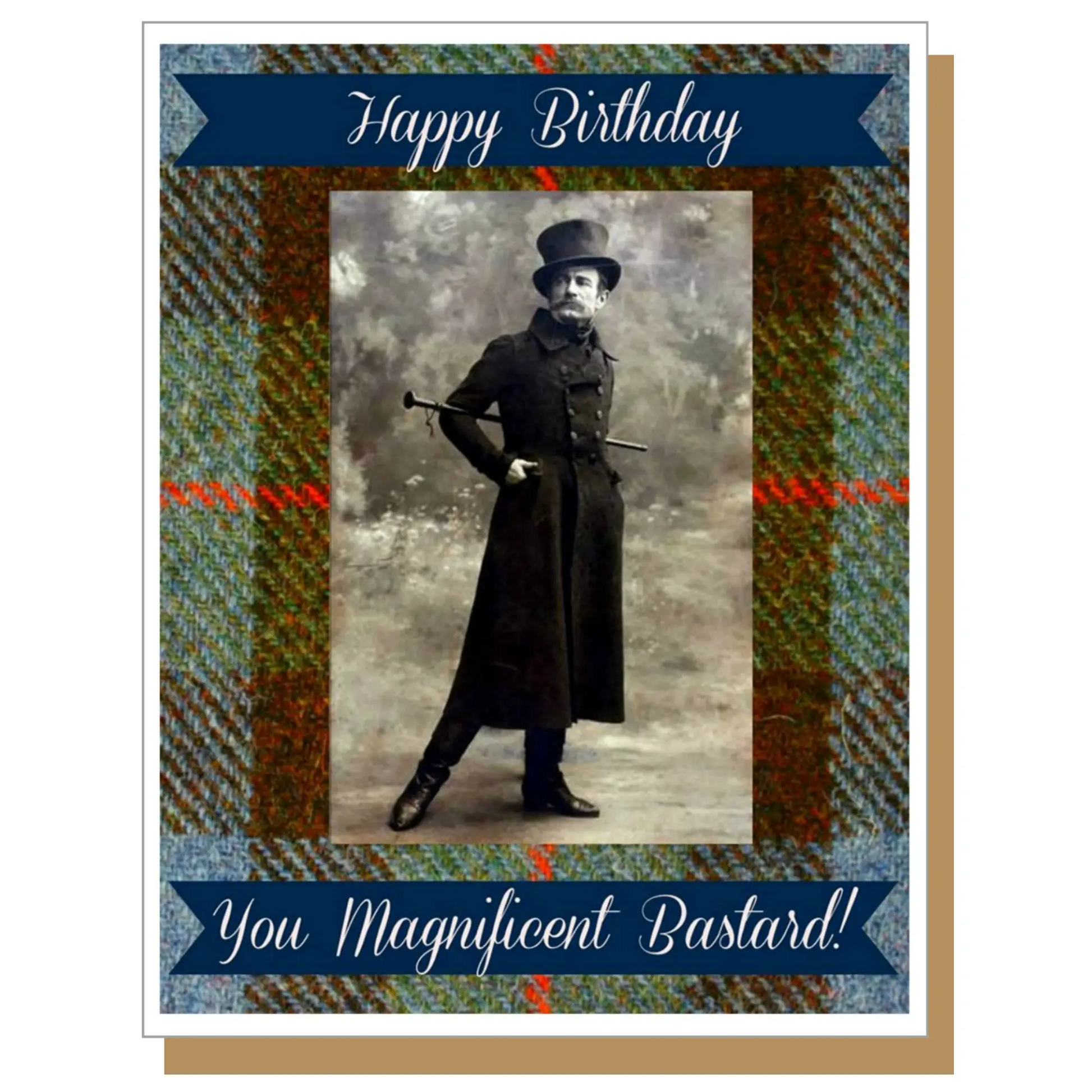 Happy Birthday You Magnificent Bastard! - Birthday Greeting Card - Mellow Monkey