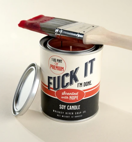 Fuck It - Paint Can Candle - Mellow Monkey