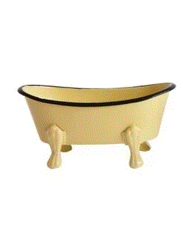 Metal Bathtub Soap Dish - 4 Colors - 5-1/2-in - Mellow Monkey