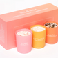 Good Vibes Crystal Candle Trio - Set of 3 2.5-oz Candles - Mellow Monkey