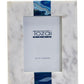 White Marble with Blue Agate Inlay Photo Frame - Mellow Monkey