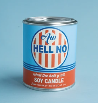 Aw Hell No - Paint Can Candle - Mellow Monkey