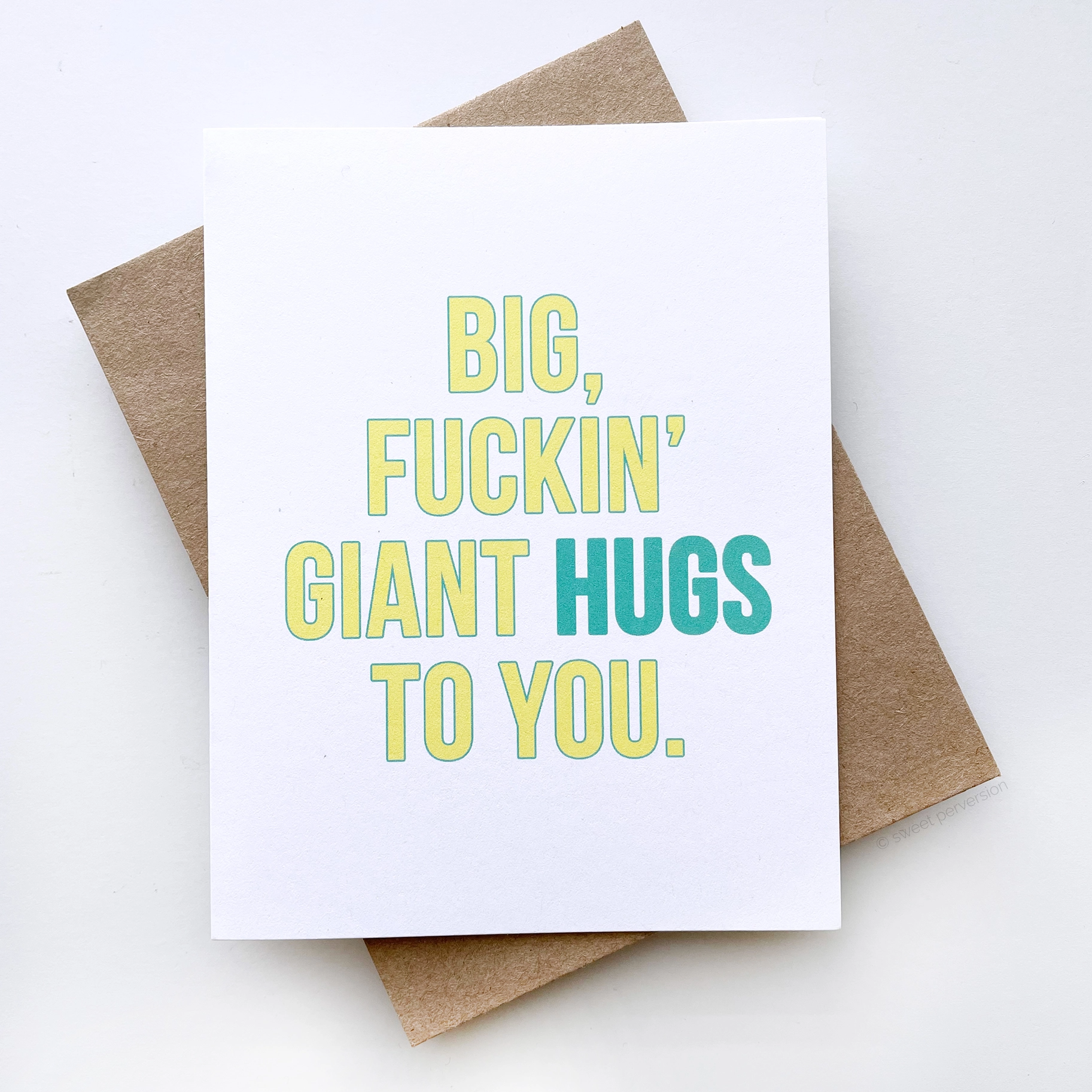 Big Hugs - Greeting Card - Mellow Monkey