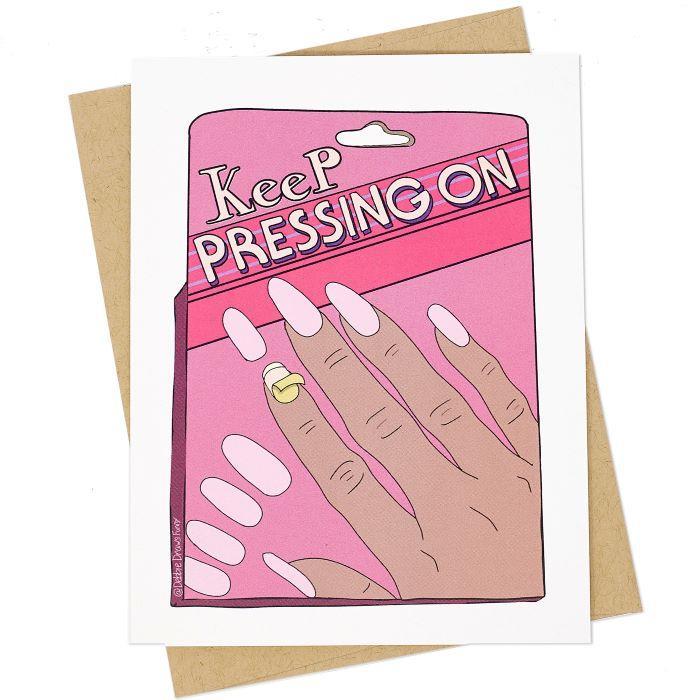 Keep Pressing On - Greeting Card - Mellow Monkey