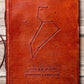 Leo Zodiac Handmade Leather Journal in Brown - Mellow Monkey