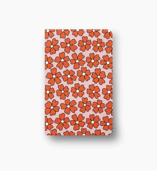 Denik Miss Daisy - Classic Layflat Notebook Journal - 8-1/4-in - Mellow Monkey