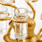 Tozai Home Octopus Design Glass Holder Includes 6 Shot Glasses - Mellow Monkey