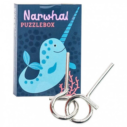 Puzzle Brainteaser Matchbox - Narwhal - Mellow Monkey