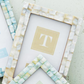 Mother of Pearl Tile Photo Frame 5x7 for 4x6 Photo - Mellow Monkey