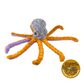 Plush Octopus Dog Toy - 14-in - Mellow Monkey