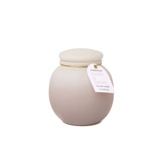 Orb Candle 5 oz. - Amber & Smoke - Mellow Monkey