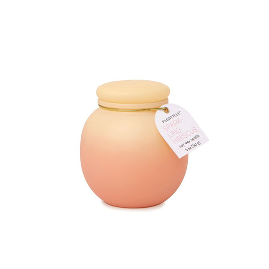 Orb Candle 5 oz. - Sparkling Hibiscus - Mellow Monkey