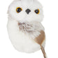 Fluffy Owl Ornament - 3-1/2-in - Mellow Monkey
