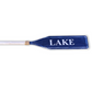 Wood Paddle with Rope - White/Navy with White "Lake" - Mellow Monkey
