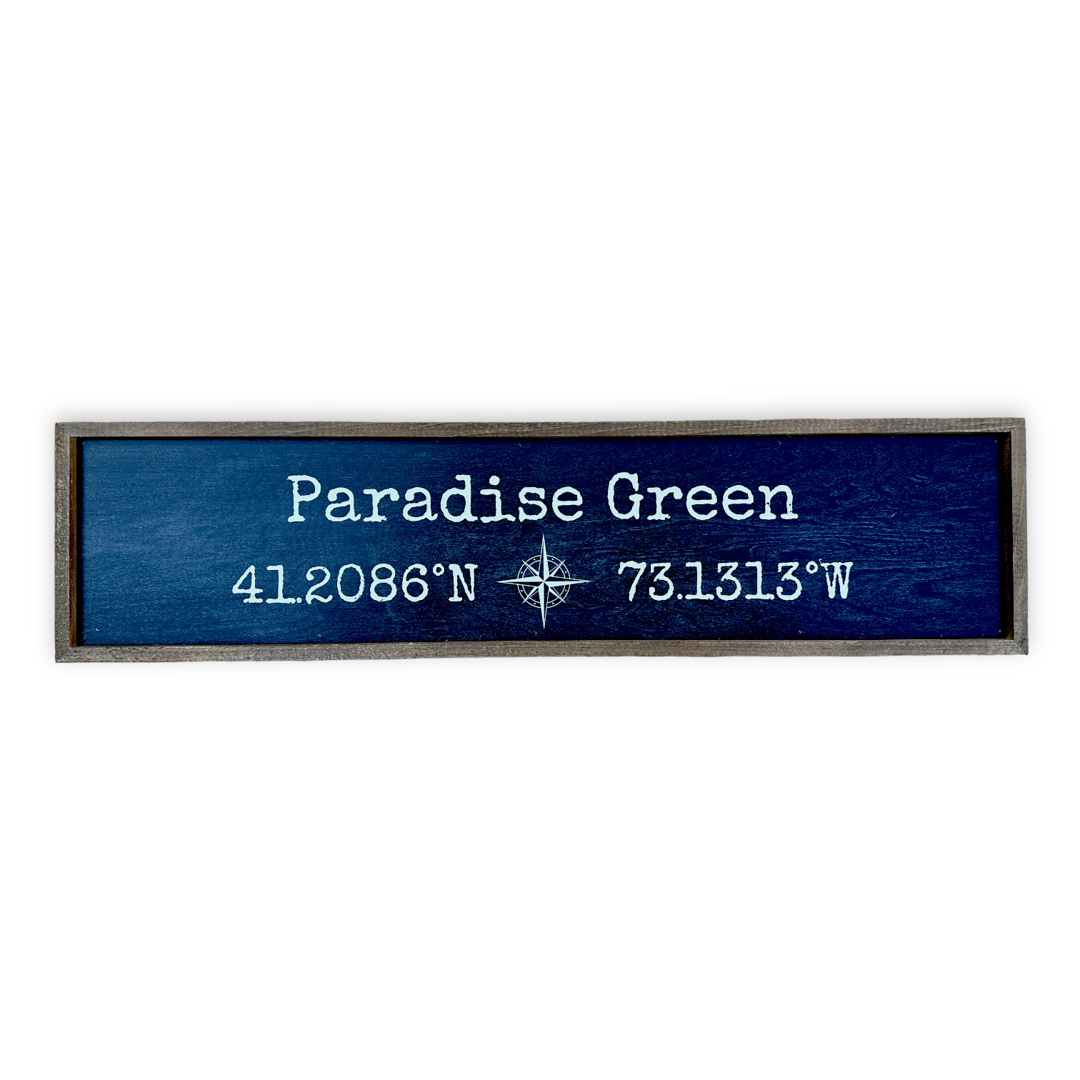 Paradise Green Coordinate Sign - 24-in - Mellow Monkey