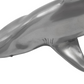 Whaler Shark Wall Sculpture - 26-in. x 9-in. - Mellow Monkey