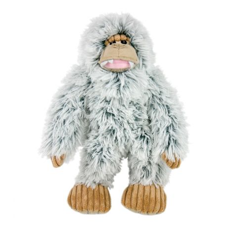 Plush Yeti Dog Toy With Squeaker - 14-in - Mellow Monkey