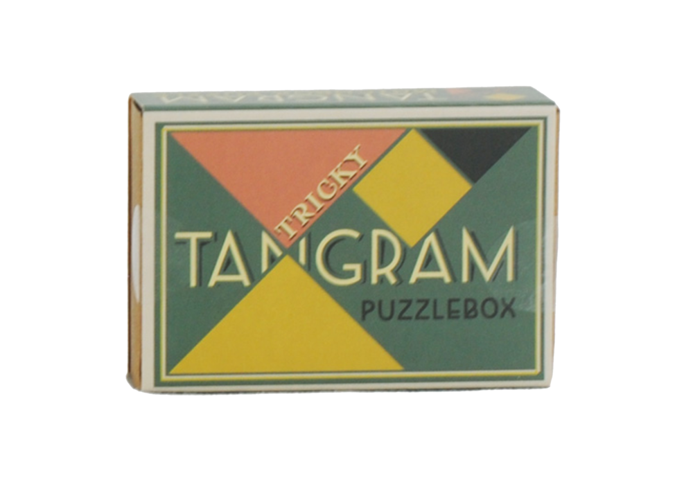 Vintage Puzzle Brainteaser Matchbox - Tangram - Mellow Monkey