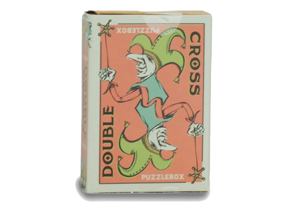 Vintage Puzzle Brainteaser Matchbox - Double Cross - Mellow Monkey