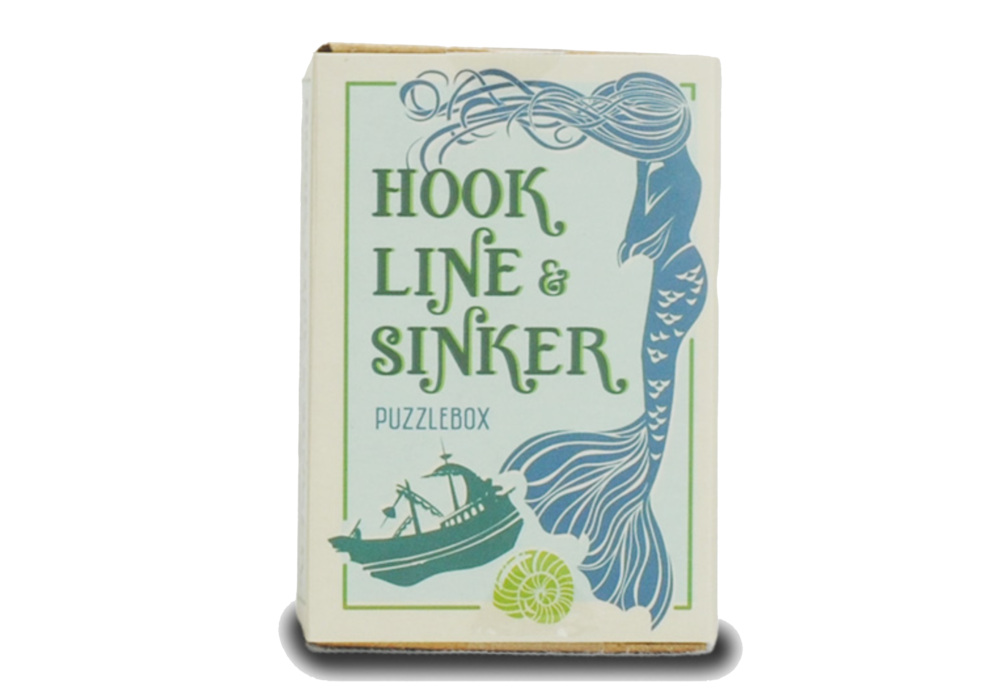 Vintage Puzzle Brainteaser Matchbox - Hook Line And Sinker - Mellow Monkey