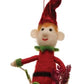 Wool Felt Elf Ornament - 5-1/2-in - Mellow Monkey