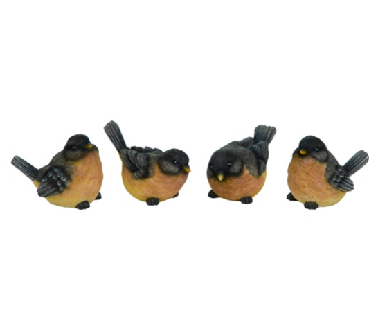 Robin Resin Bird Figurine - 3-3/4-in - Mellow Monkey