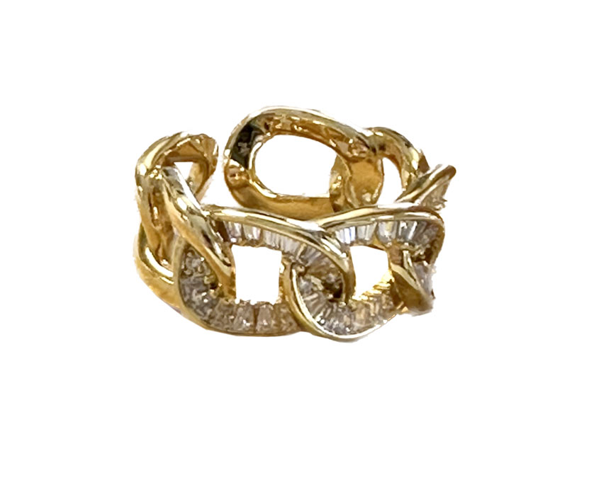 Chain Ring - Adjustable Gold Plated - Mellow Monkey