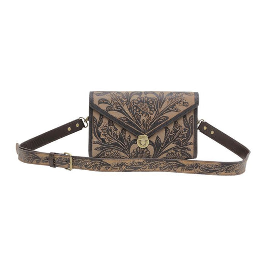 Lark Hand Tooled Leather Bag - Mellow Monkey