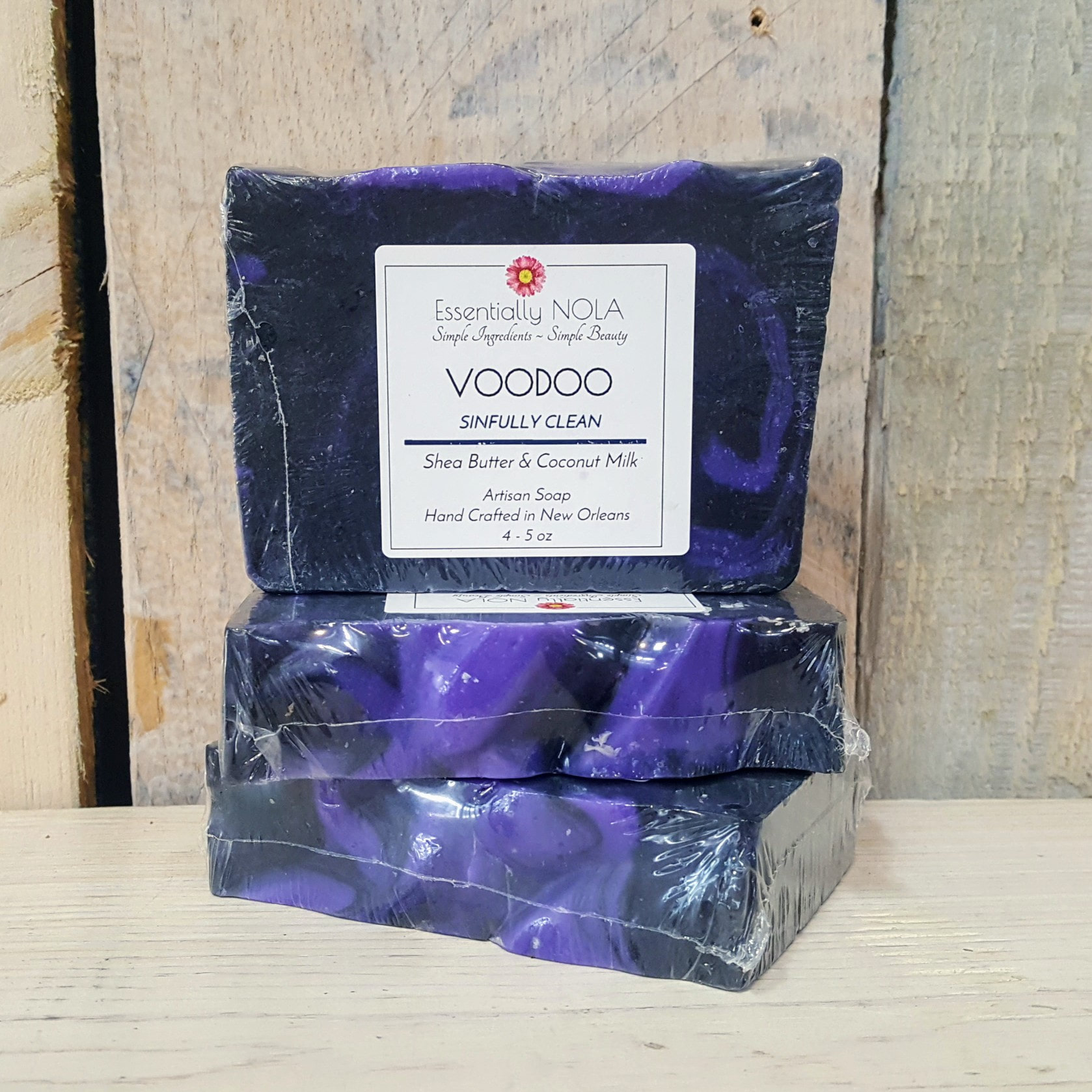 Voodoo Sinfully Clean Shea Butter and Charcoal Artisan Bar Soap - Mellow Monkey