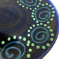 Earthworks Handmade Pottery - Small Serving Plate (Blue Squirl) - Mellow Monkey