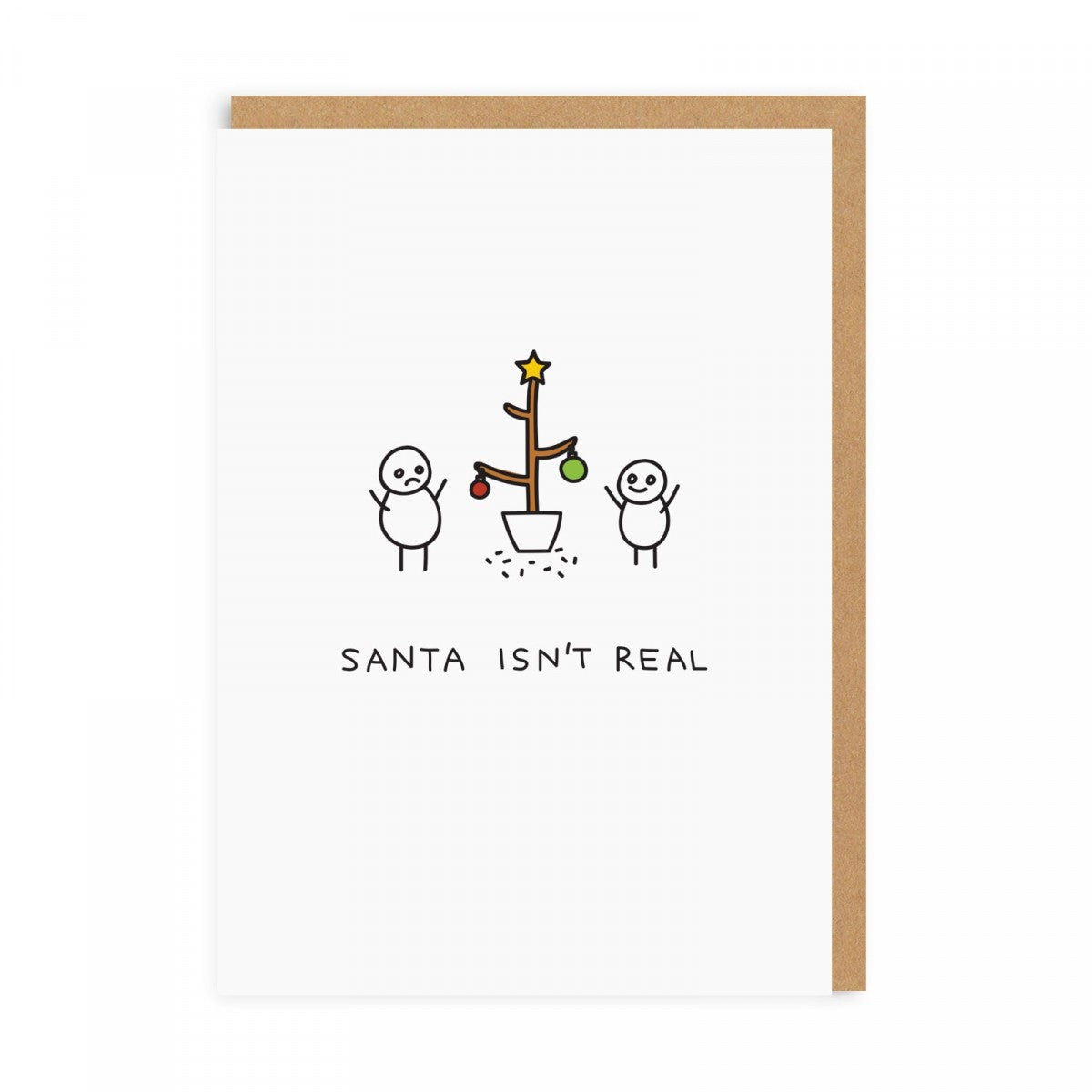 Santa Isn't Real - Holiday Greeting Card - Mellow Monkey