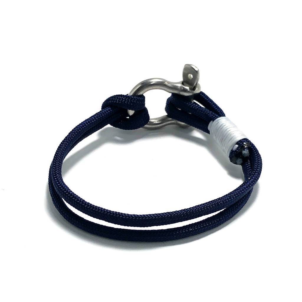 Navy Nautical Shackle Bracelet – Mellow Monkey