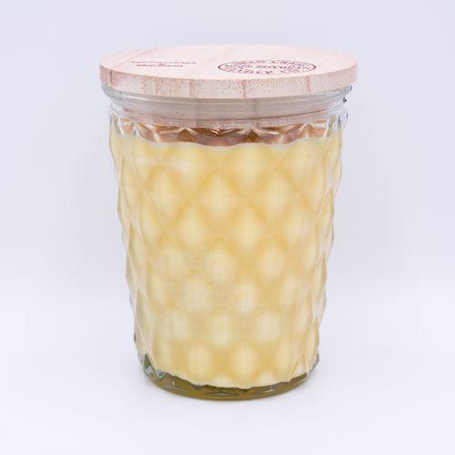 Spiced Orange and Cinnamon  - Swan Creek Timeless Crystal Jar 100% Soy Candle 12-oz - Mellow Monkey