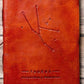 Taurus Zodiac Handmade Leather Journal in Brown - Mellow Monkey